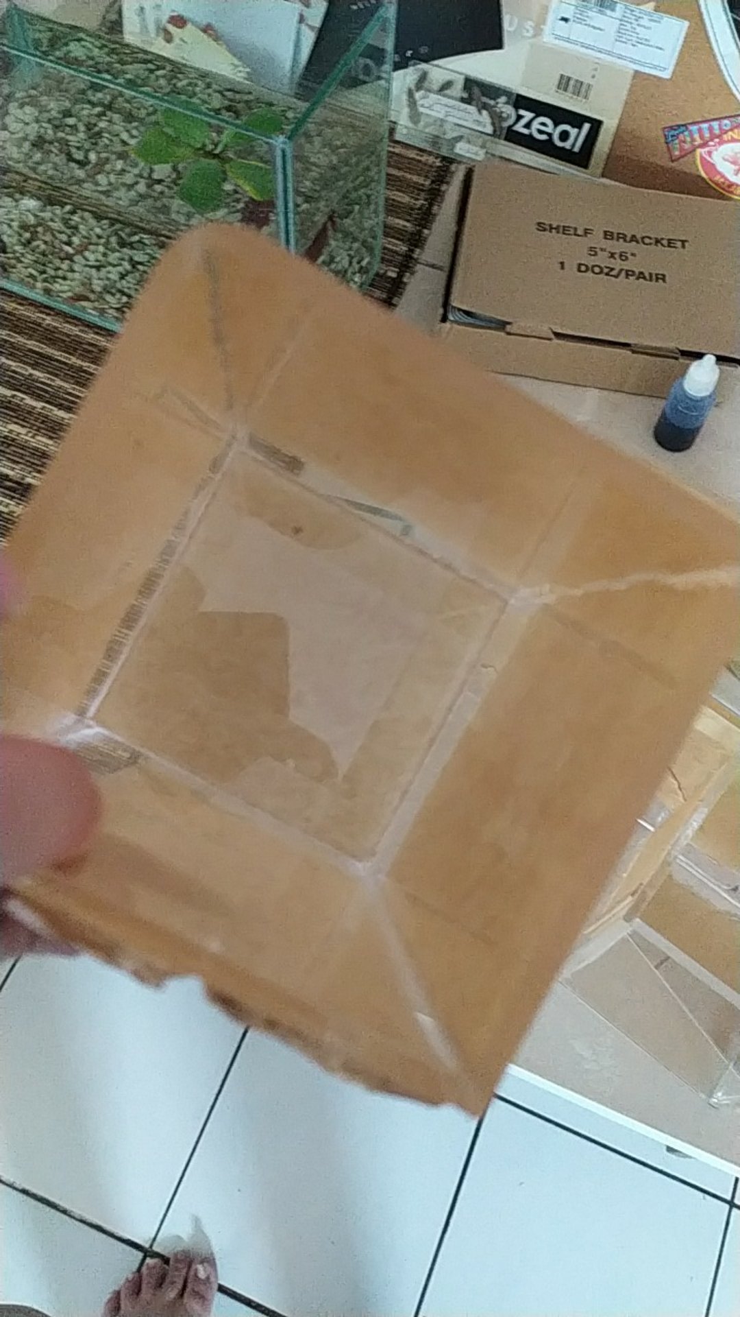 Aquarium Acrylik / Soliter Ikan Cupang, Betta Fish Akrilik, Aquarium Mini.