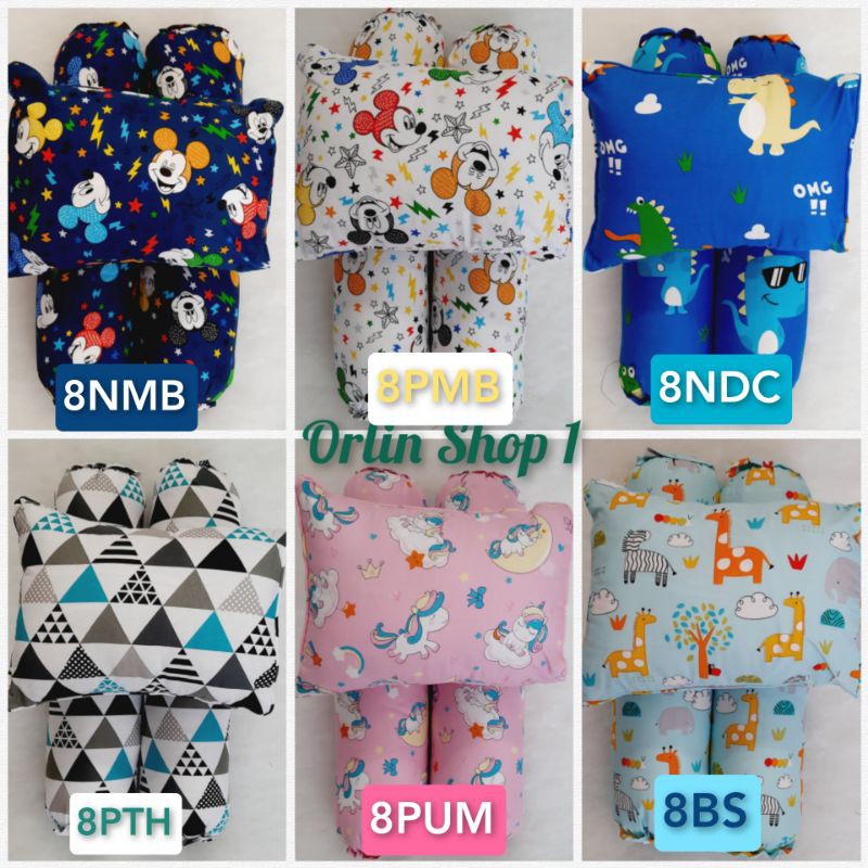 READY Bantal Guling Bayi Set / Baby Pillow Set / Bantal Bayi