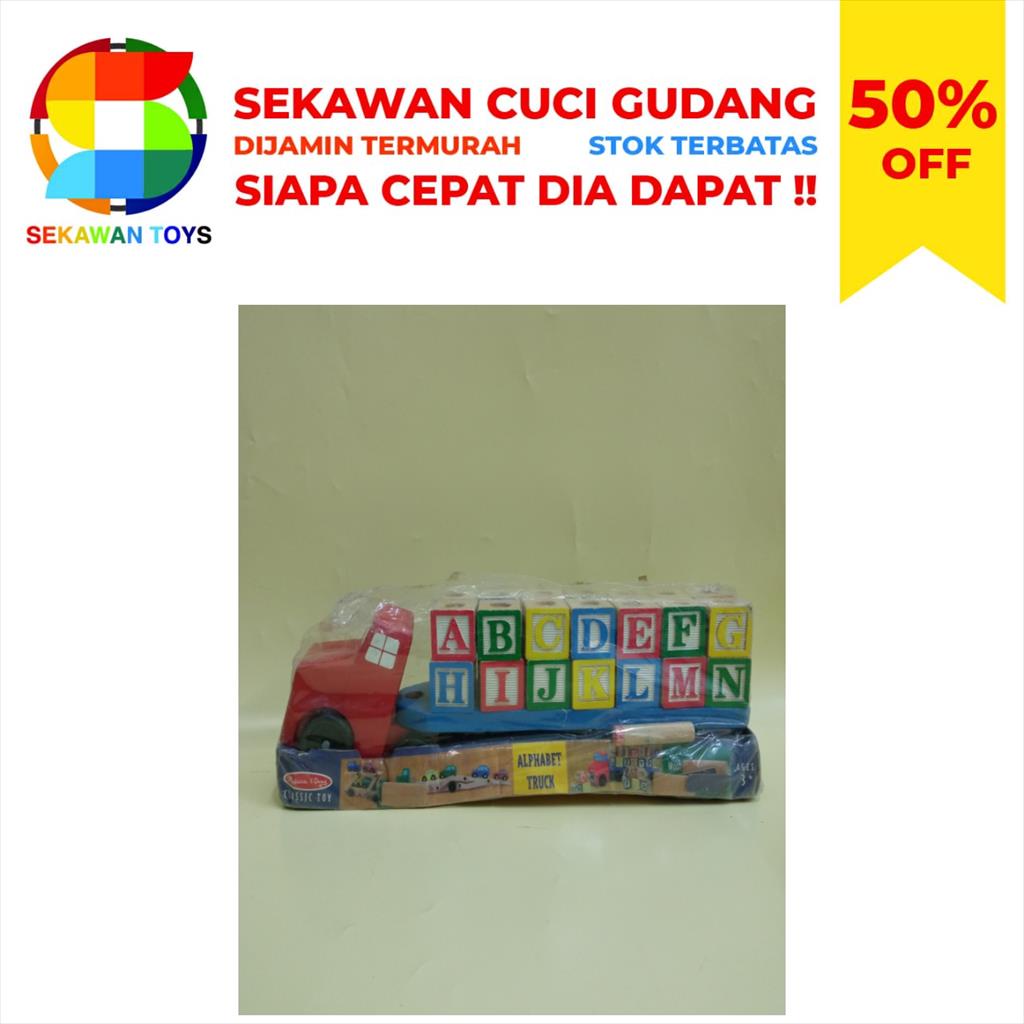 Mainan Anak /Alphabet Truck  SEKAWAN SALE 22