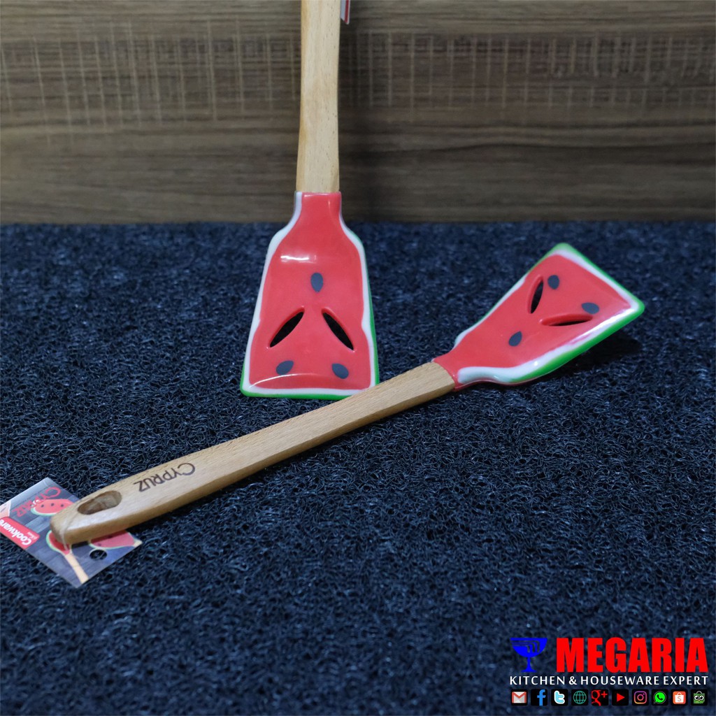 Turner Lubang CYPRUS Semangka AM-0971/Spatula Silicon
