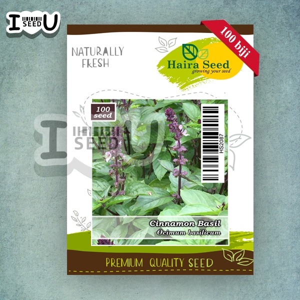 Haira Seed Bibit-Biji Basil Cinnamon