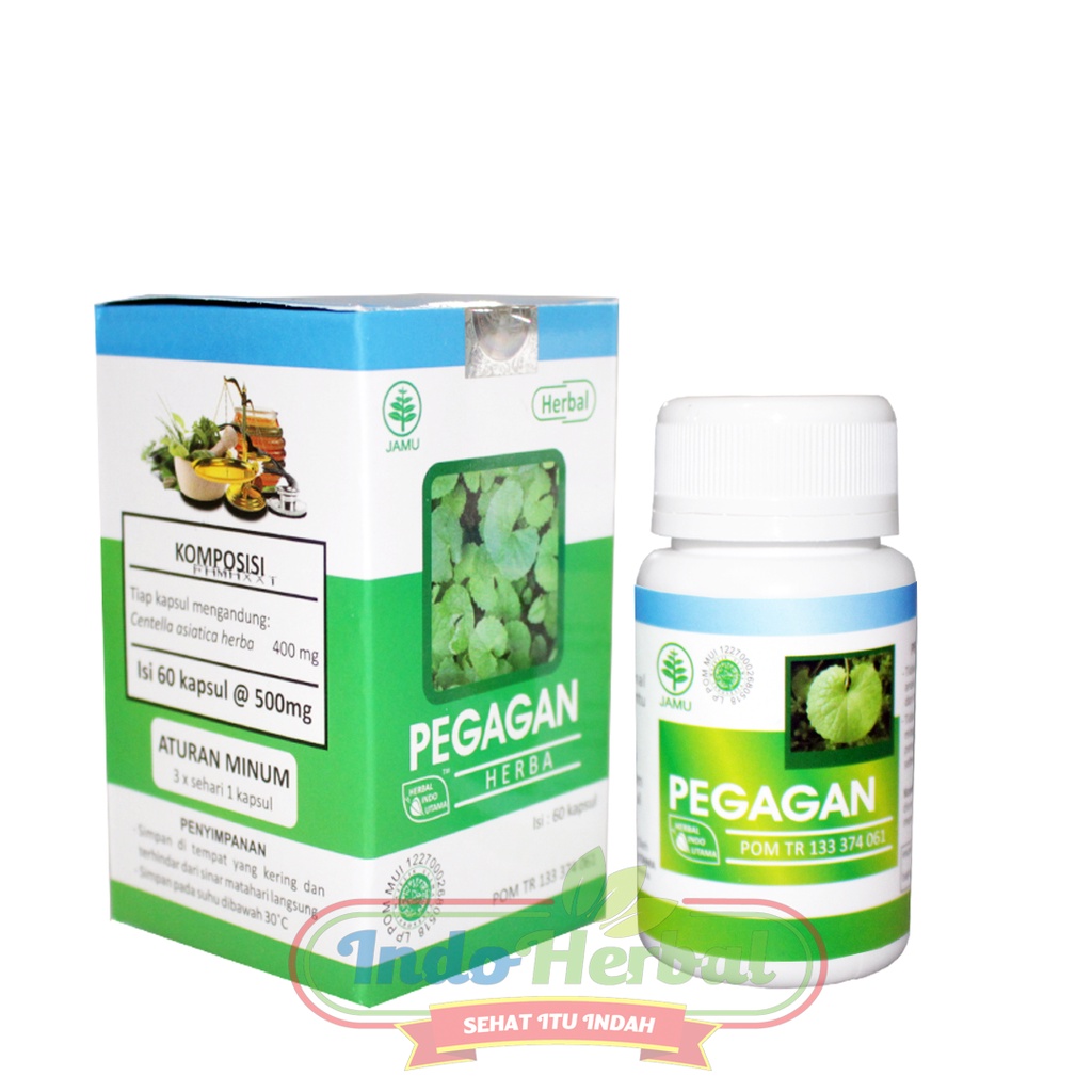 HIU Pegagan Obat Herbal isi 60 kapsul | Obat Herbal  Pegagan