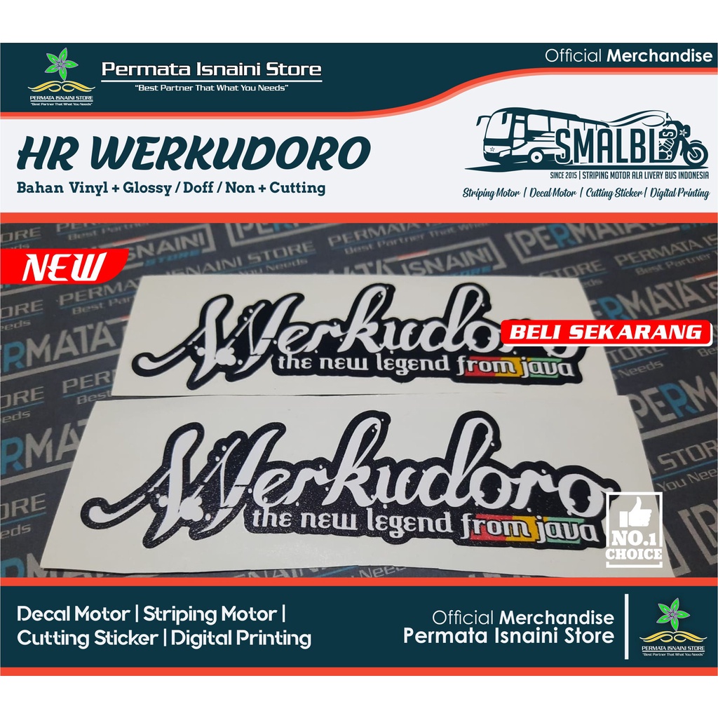 Jual Sticker Vinyl Julukan Po Haryanto Hr Werkudoro Ala Bismania By Pis