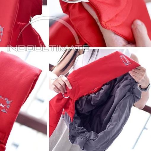 ➽ ADJUSTABLE Gendongan Bayi SNOBBY BY-55/Gendongan instan Snobby - Merah ✳