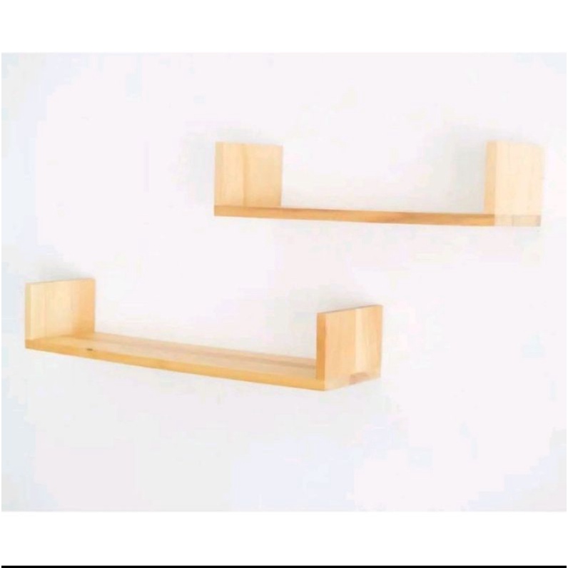 Rak Dinding Kayu Minimalis Serbaguna / 1 pcs / Kayu Minimalis / Rak Dinding