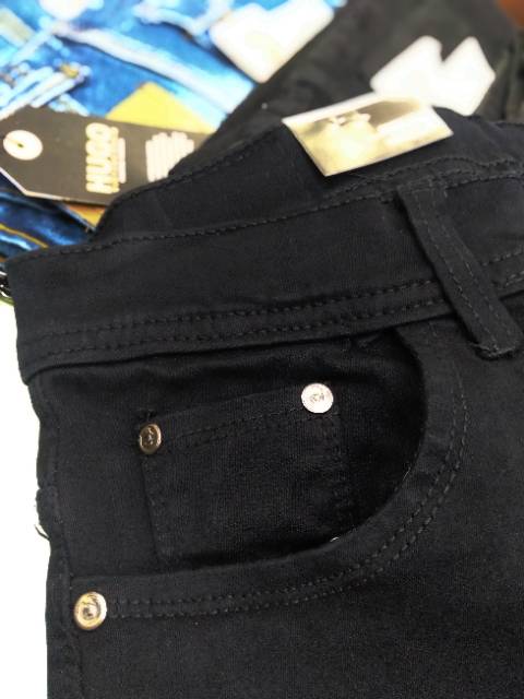 COD...!!! Celana panjang pensil hitam strit/celana softjeans panjang pria/pensil hitam softjeans