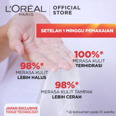 Loreal Revitalift Pro-Youth Face Mask Masker Wajah Loreal Radiance + Anti Aging Brightening Essence