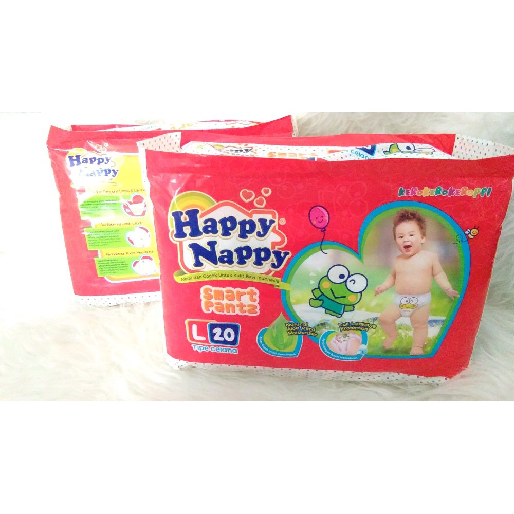 HAPPY NAPPY PANTS L20 / pampers bayi