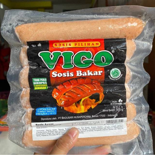 Sosis Bakar Jumbo Vigo Isi 6 Pcs Shopee Indonesia