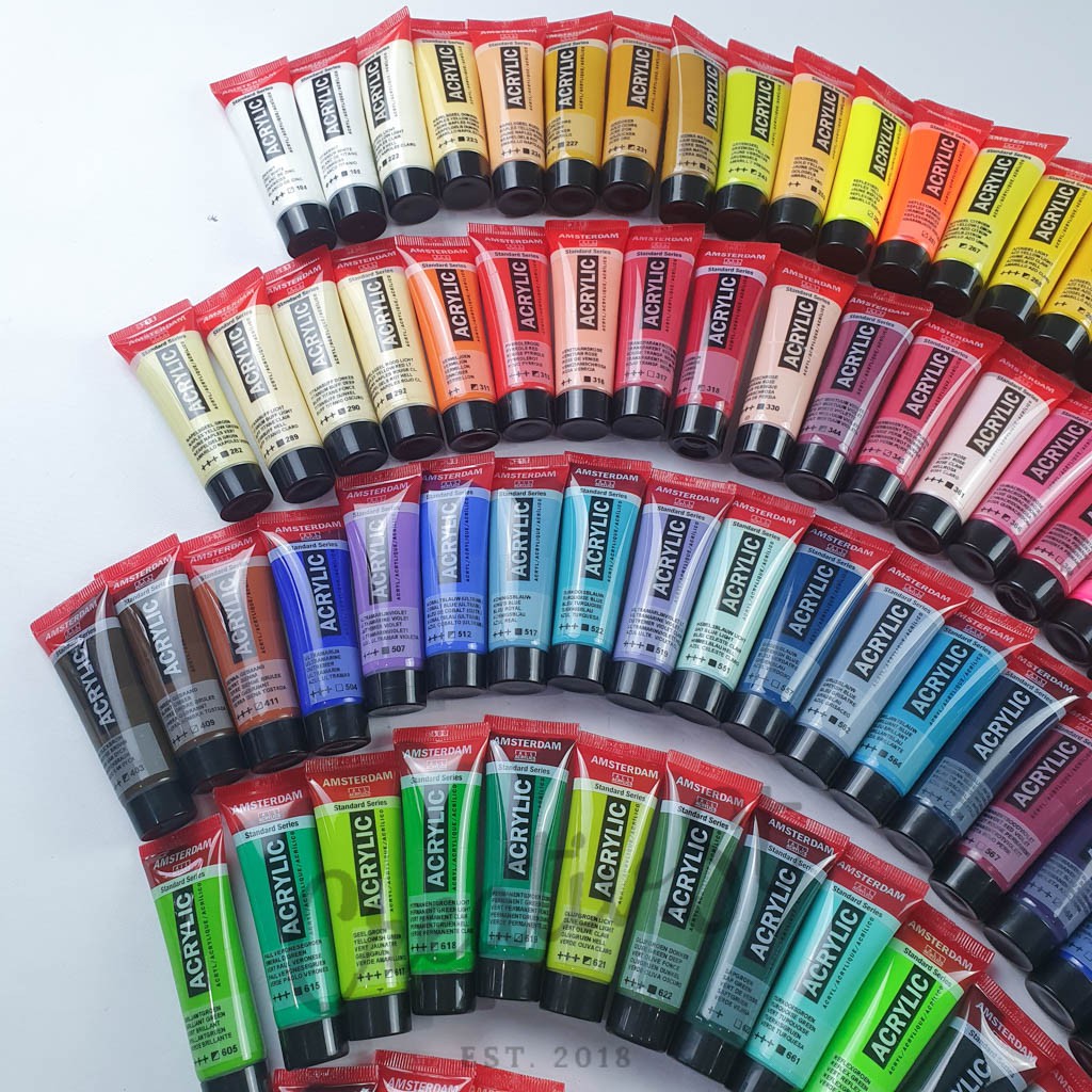 

HJK Amsterdam Cat Acrylic Paint 20 Ml Cat Akrilik Lukis 20 Ml Part 3 Satuan