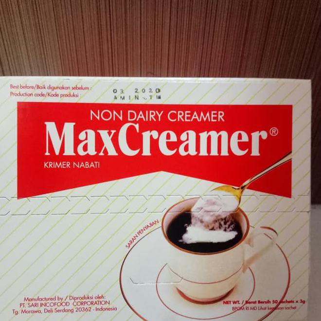 

Promo Akhir Tahun Max Creamer Non Dairy Creamer Sachet Kode 187