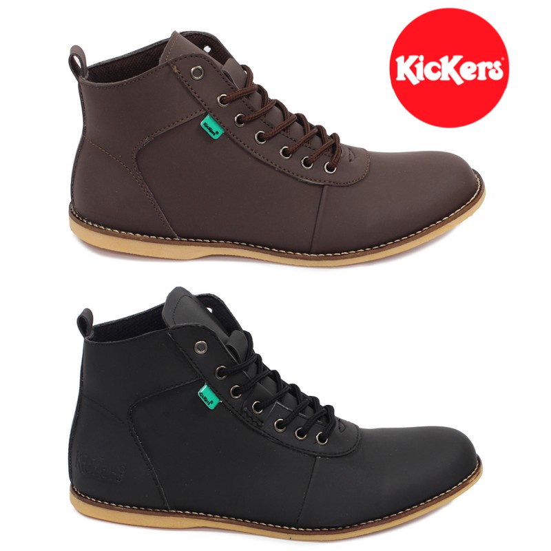 BAYAR DI TEMPAT!!! Sepatu Pria Kickers Bandit Semi Boots Kasual Kerja Murah Terlaris