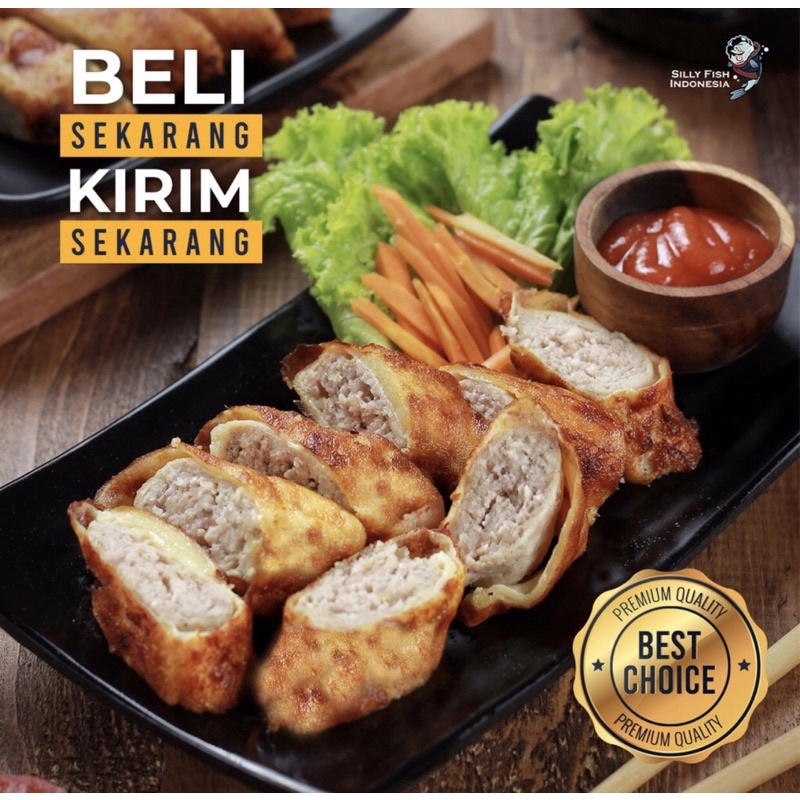 

Egg chicken roll/ bento/ snack frozen/ kekian ayam