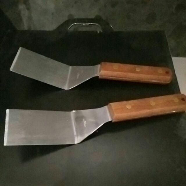 Spatula Sutil Turner Pizza Martabak Teppanyaki Wood Griddle Stainless