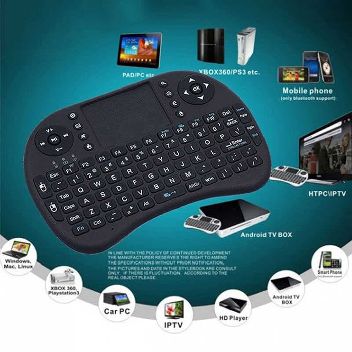 Keyboard Wireless dengan Touchpad/smart tv/android tv/indihome