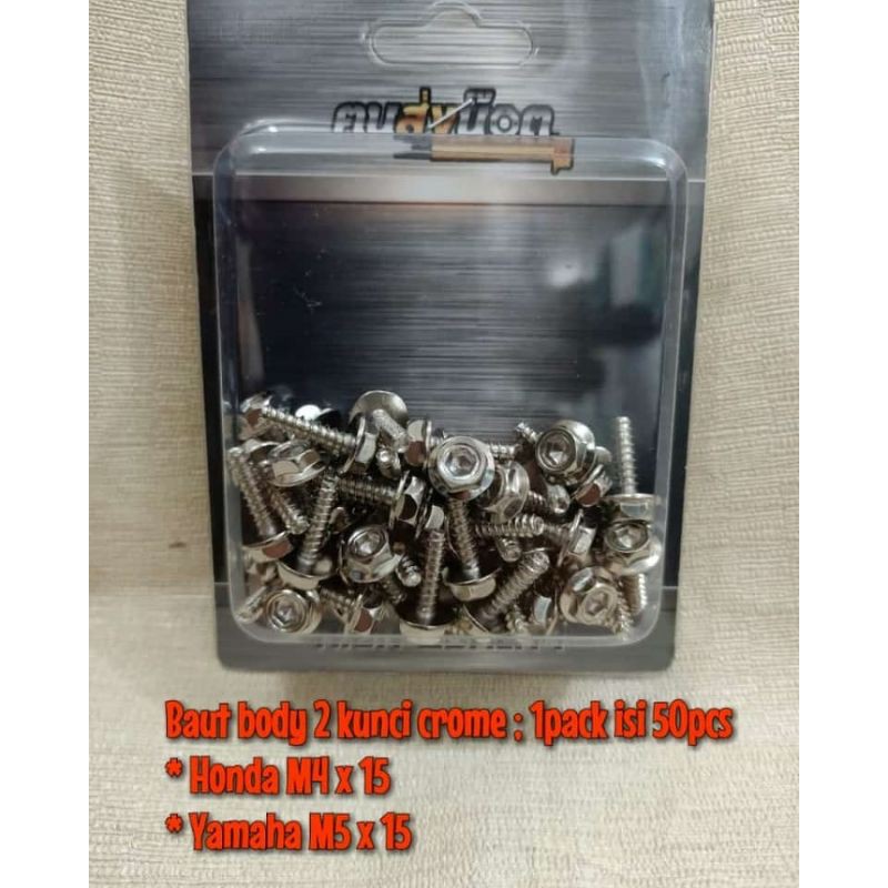 Baut Body Cnc Sekrup Body Honda Matic Beat Vario Scoopy Mio Xeon Soul Dll Cnc Warna 1 BIJI