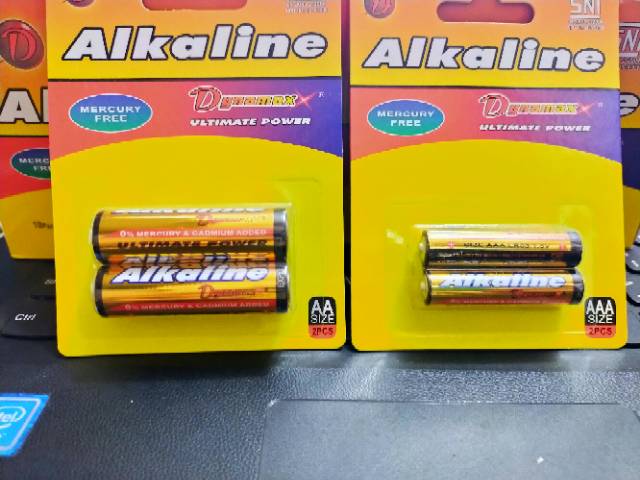 (VCM) BATERAI ALKALINE AA BATERAI ALKALINE AAA DYNAMAX
