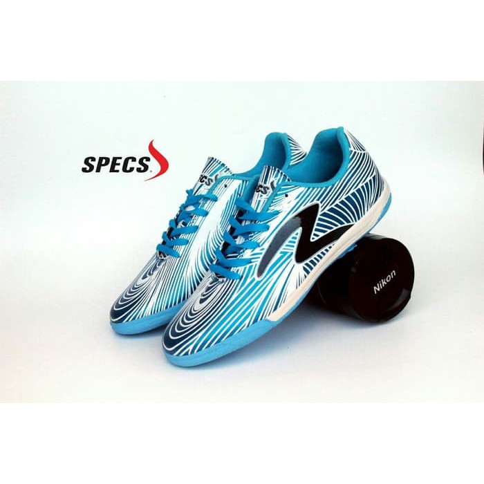 SEPATU FUTSAL PRIA SPECS BARRICADA ULTRA BIRU PUTIH zuki store