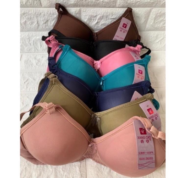 ui DF8F Bra BH Fashion Wanita / BRA TANPA KAWAT Busa Tipis / XIANG CAO / XIANGCAO 1001 MQ D HHM