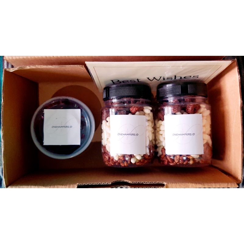 

HAMPERS BOX/HAMPERS SNACK/SEREAL/CRUNCHY COCO/RICE CRISPY OAT/GIFT BOX/SOUVENIR/KADO ULTAH/BIRTHDAY