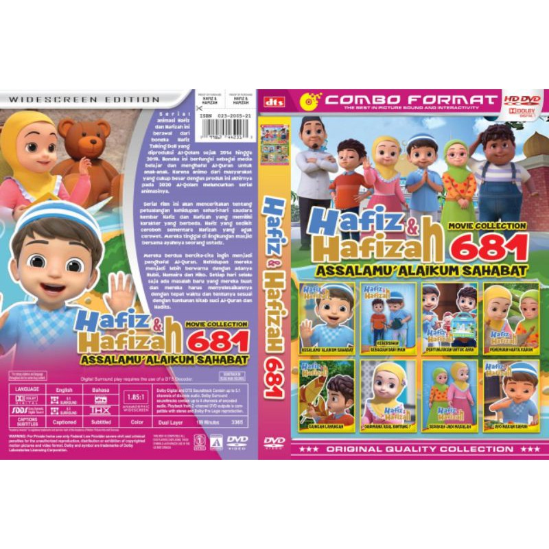 DVD Anak Muslim : HAFIZ & HAFIZAH 681