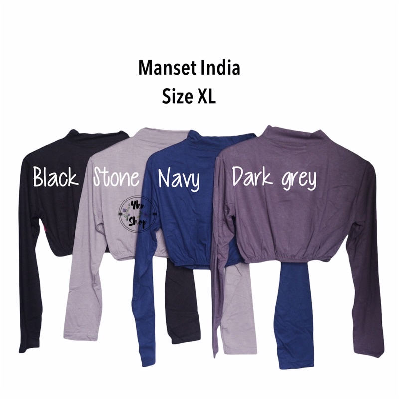 Manset India size XL Bahan Kaos Rayon Premium