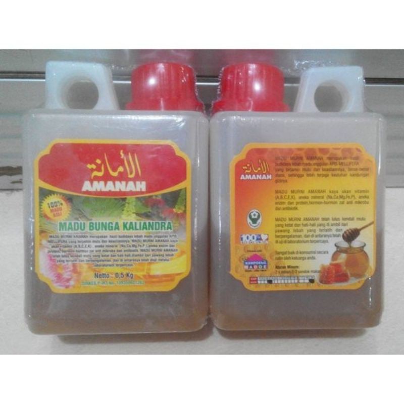 

MADU BUNGA KALIANDRA AMANAH 500 GRAM MADU MURNI BUNGA KALIANDRA