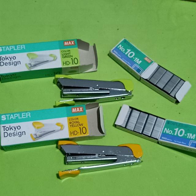 

Jual Stapler Max HD-10 Tokyo Design HD Max 10 Kecil Made In Japan Original Anti Slip