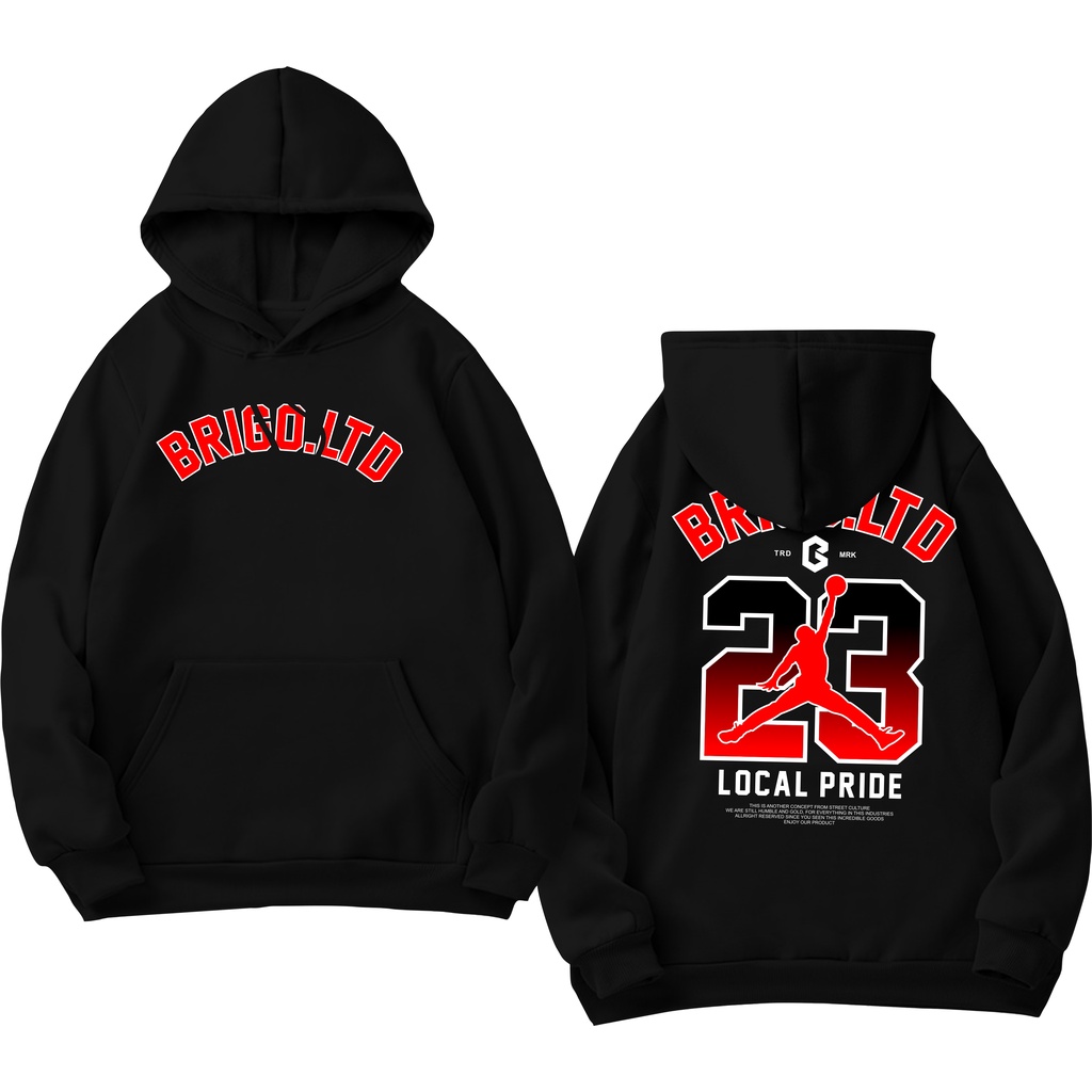 BRIGO Jumper Hoodie  LTD.Jordan  II Sweater Hoodie BRIGO Sablon DTF Fleece Cotton II SIZE M-XXL (Pria &amp; Wanita) Free stiker&amp;Gantungan Kunci