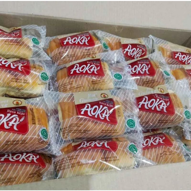 Jual Roti Aoka Gulung 1 Dus Shopee Indonesia