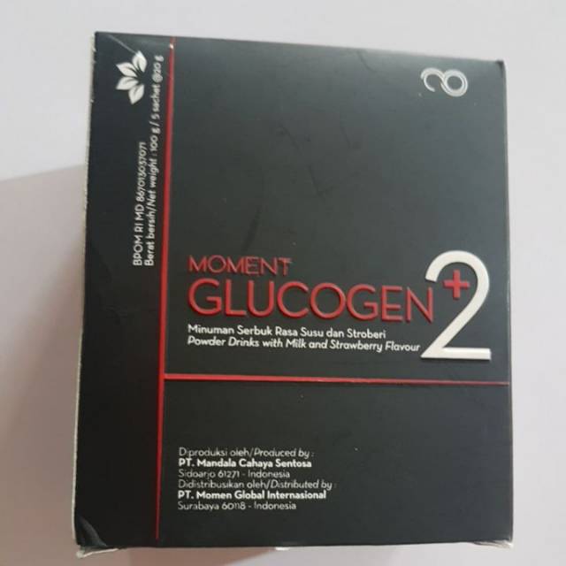 MOMENT GLUCOGEN +2 STRAWBERRY ISI 5 SACHET