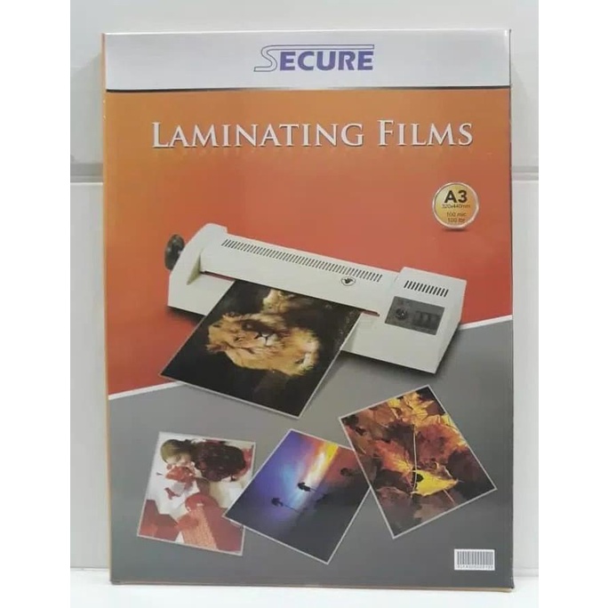 

Laminating Film A3 - Plastik Laminating A3 ( isi 100 lembar )