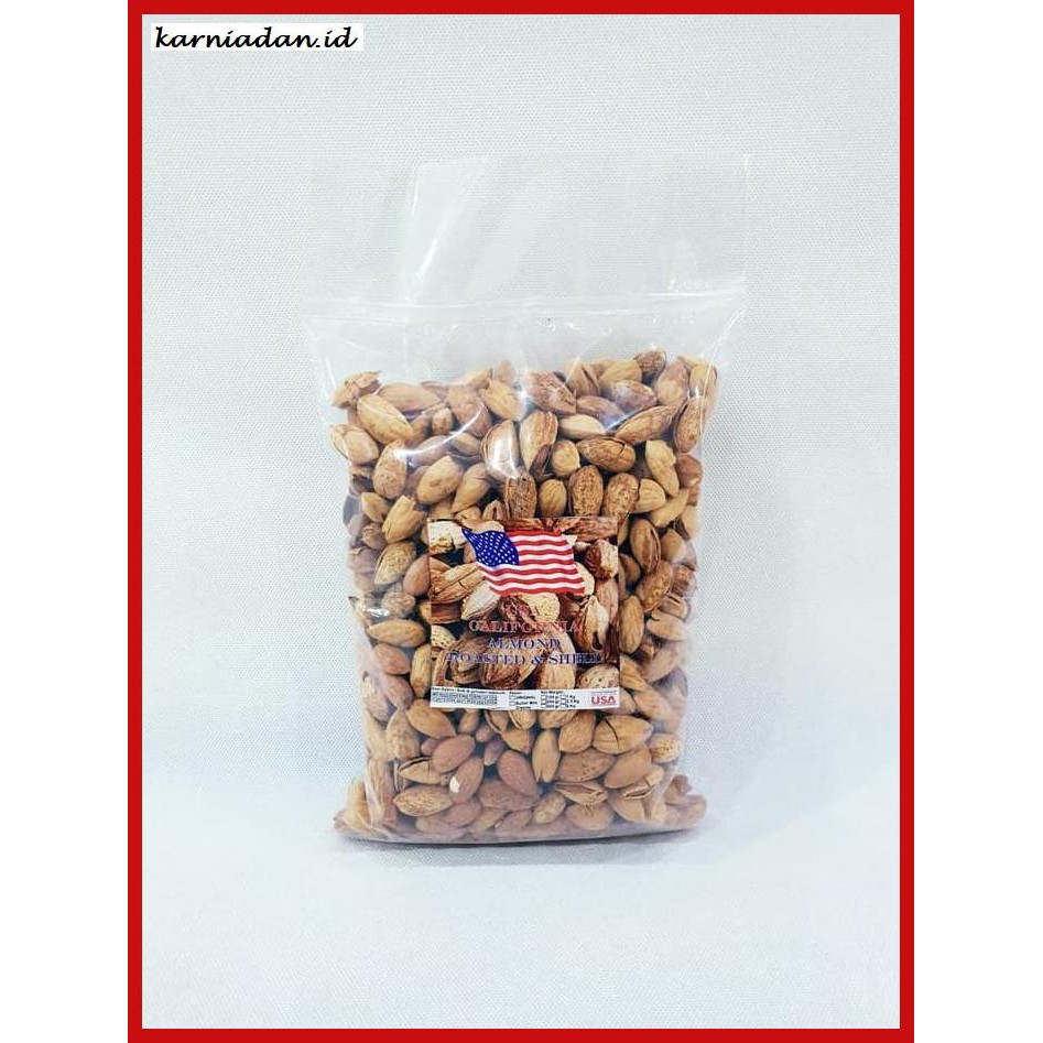 

MAKANAN-RINGAN- KACANG ALMOND 1KG USA-CALIFORNIA - BUTTER MILK -BERMACAM-MACAM.