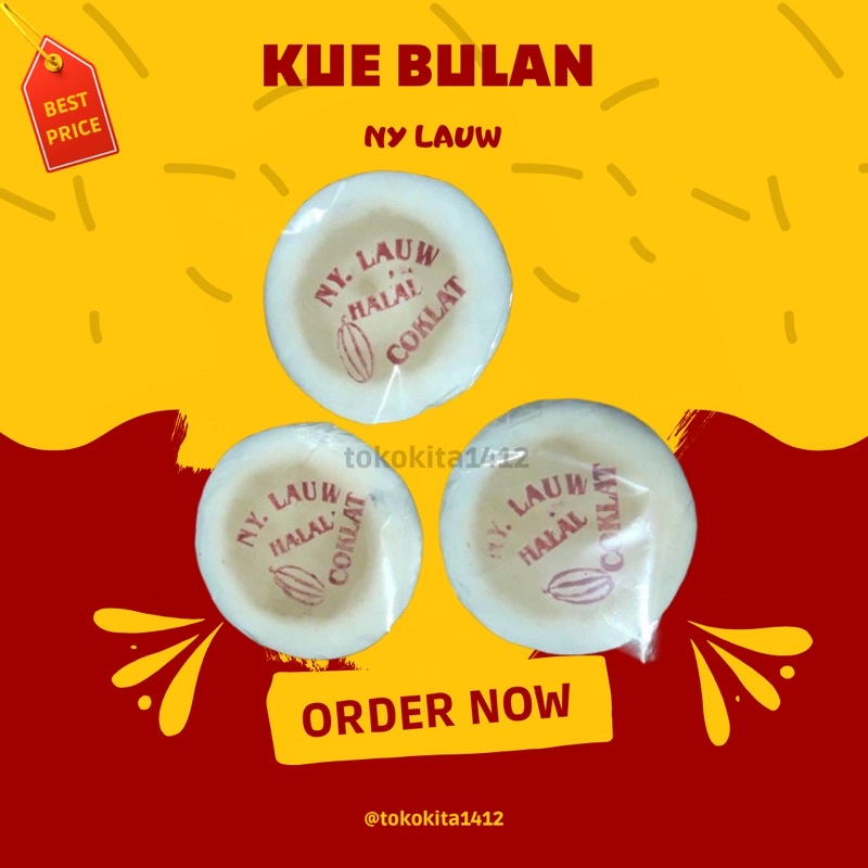 Kue Bulan Ny Lauw Asli Tong Cu Pia Mooncake Phia Kue Roda Halal