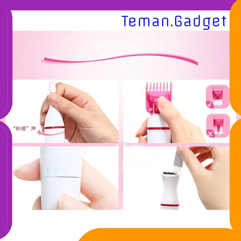 TG-FE174 BIUTTE.CO 5IN1 TRIMMER SHAVER PENCUKUR BULU TUBUH ELEKTRIK GN-062