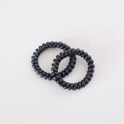 Kunciran Spiral Hitam Candy - Kunciran Rambut Spiral