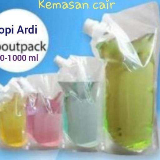 Kemasan Standing pouch cair 1000 ml Spoutpack