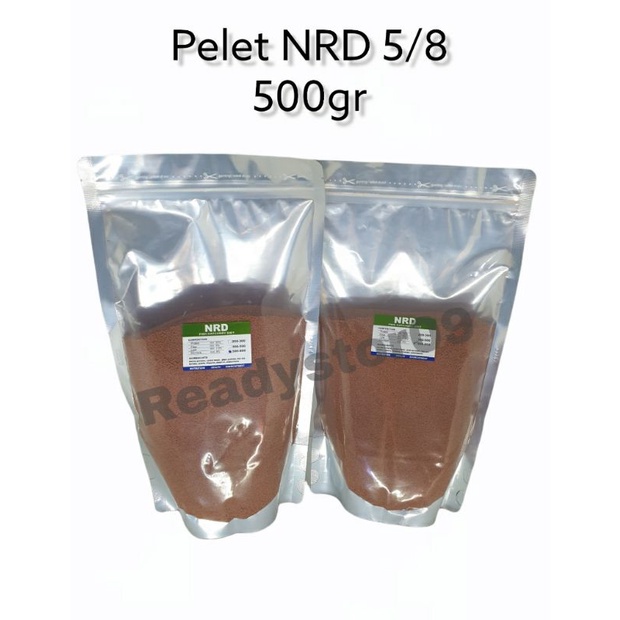 Pelet NRD 5/8 500-800 micron pakan 500gr pakan ikan hias guppy cupang