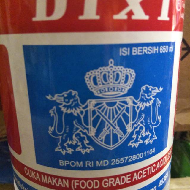 

Cuka makan Dixi 650ml BY MDS