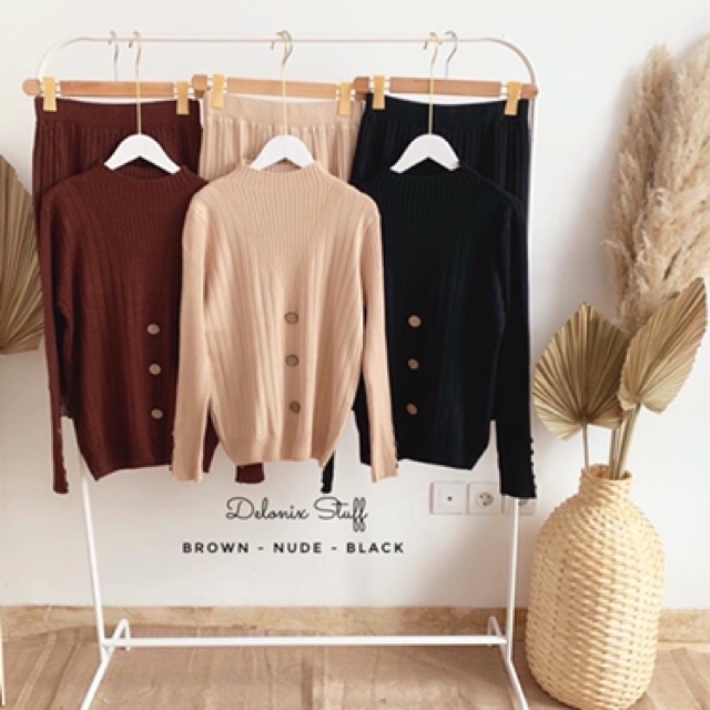 Korean knit oneset