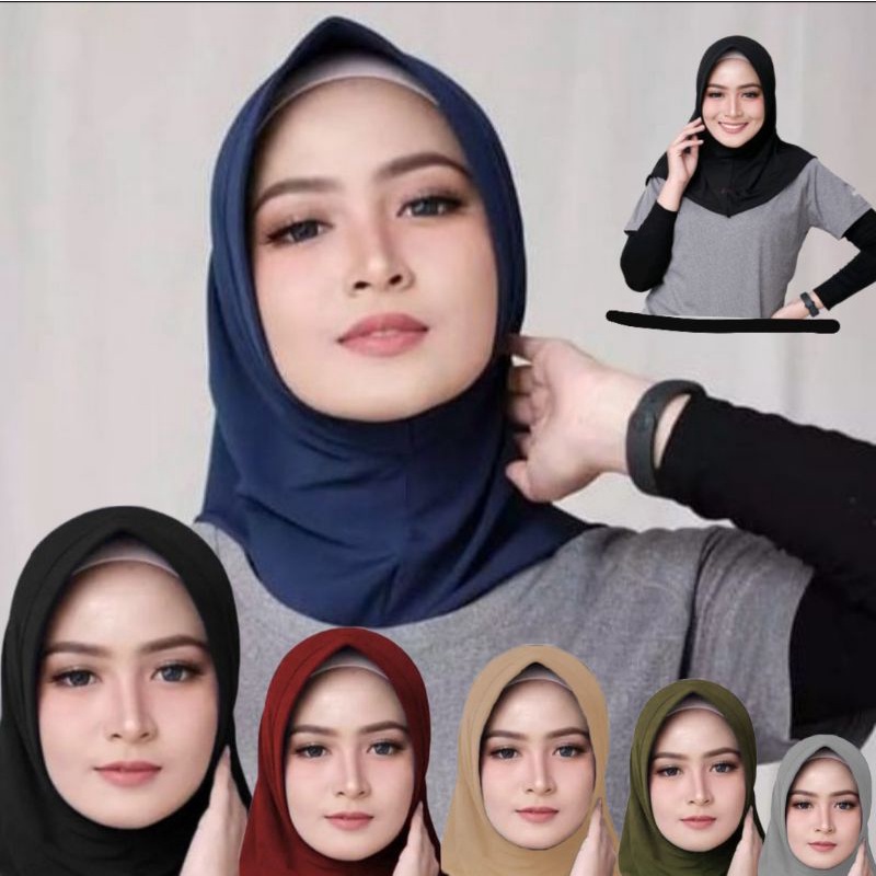 Hijab SPORT/Bergo volley instant/hijab bergo instant