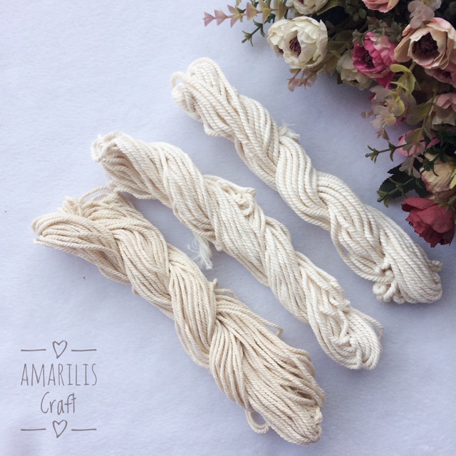 Tali Katun untuk Macrame