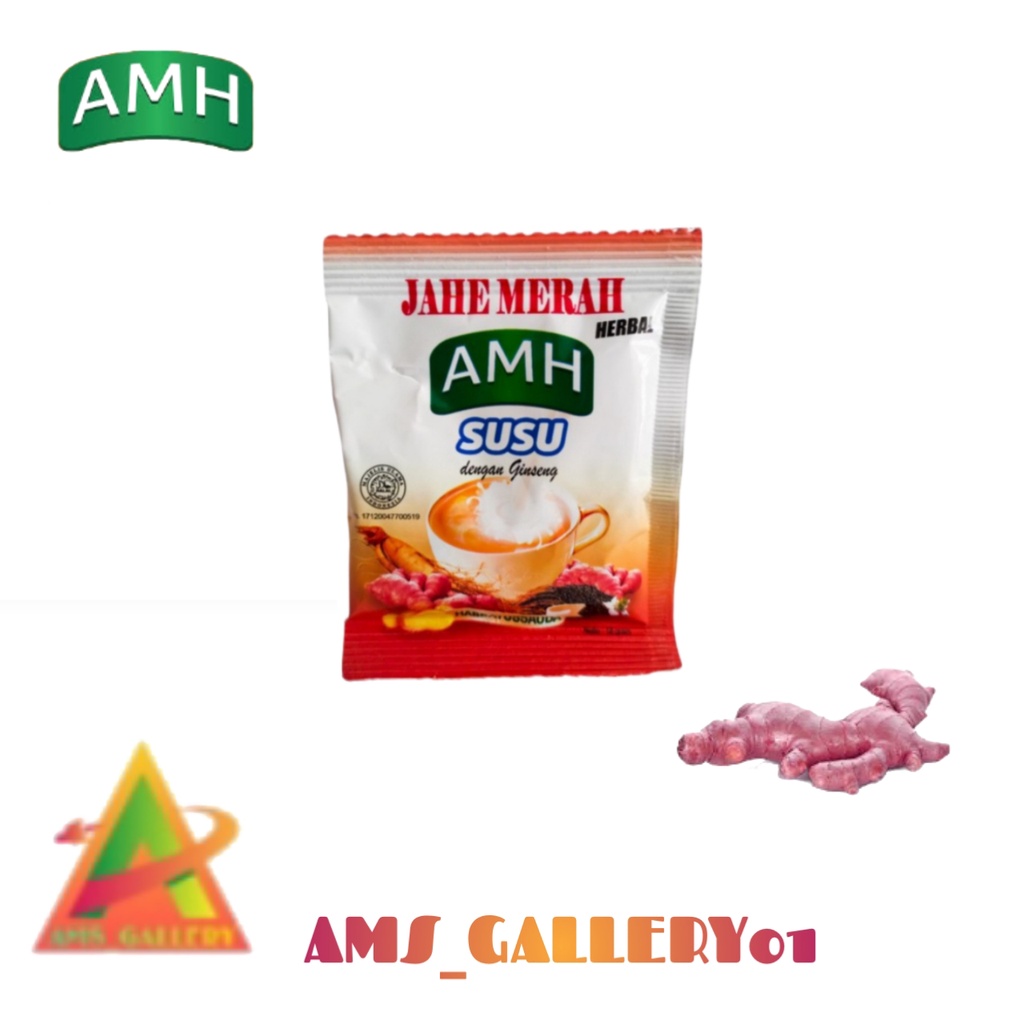 

PROMO!!!JAHE MERAH SUSU AMH per SACHSET[ORIGINAL 100% AMH] Harga Grosir