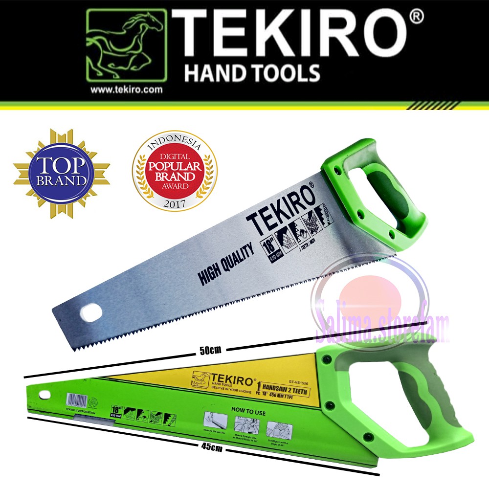 Gergaji Tekiro 18 Inch 2 Teeth/Handsaw 2 Teeth Tekiro 18 Inch