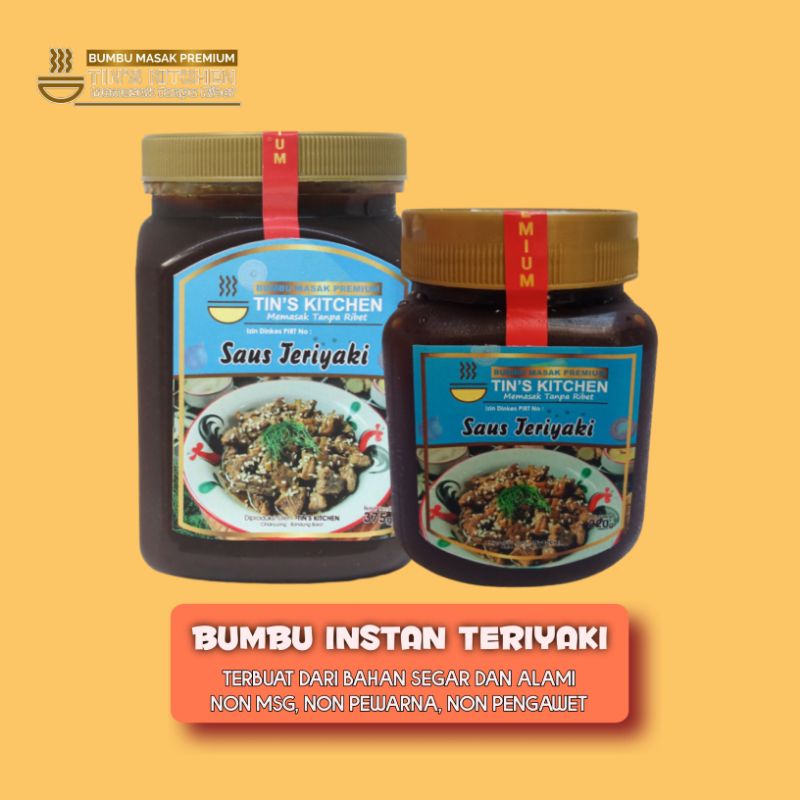 

Tin's kitchen BTQ bumbu masak instan Teriyaki