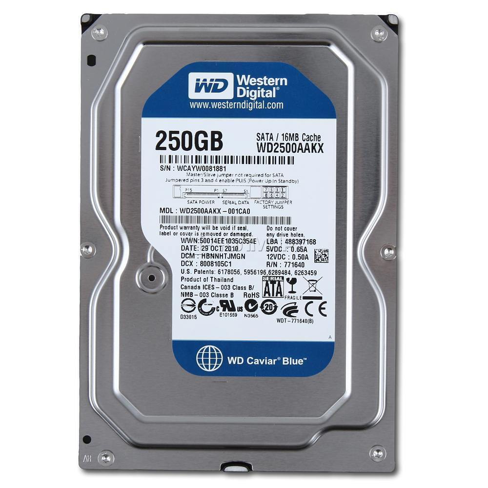 Harddisk Sata 250Gb
