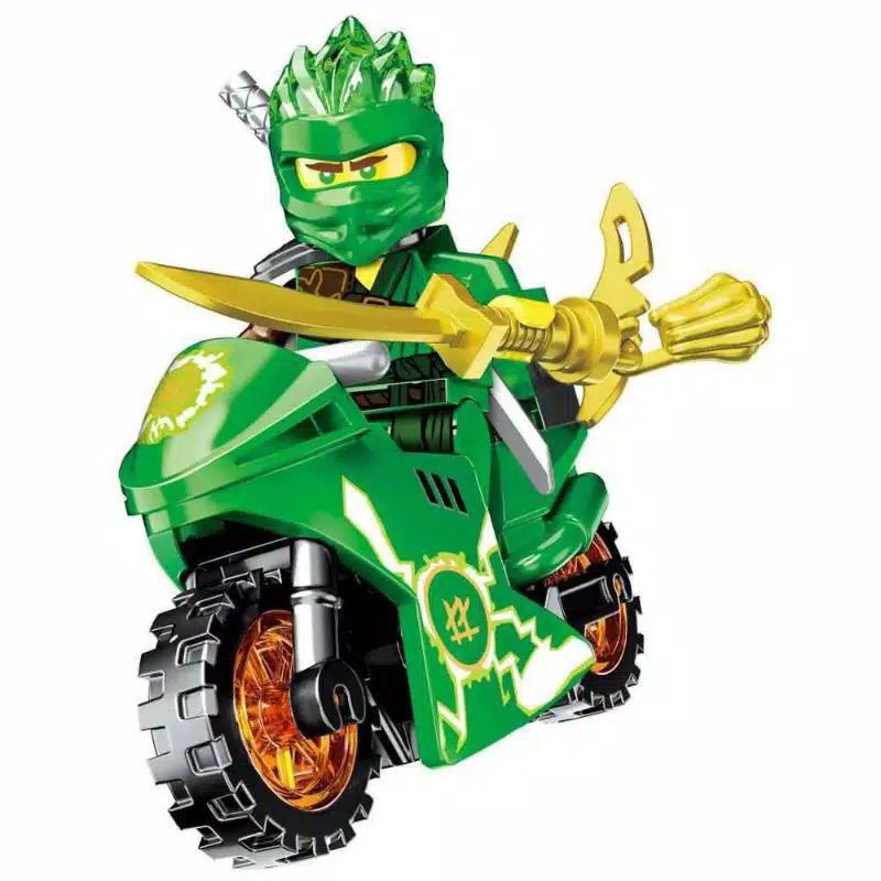 Lego Ninjago Lloyd Plus Motor Minifigure Ninja Kai Cole Jay Wu