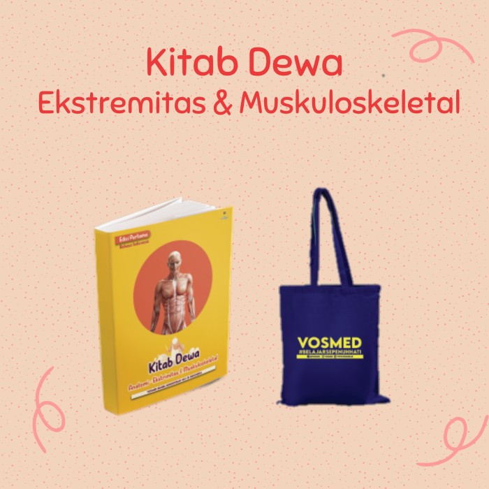 Buku Kedokteran Kitab Dewa Anatomi Fisiologi Ekstrimitas dan Muskuloskeletal FREE Totebag