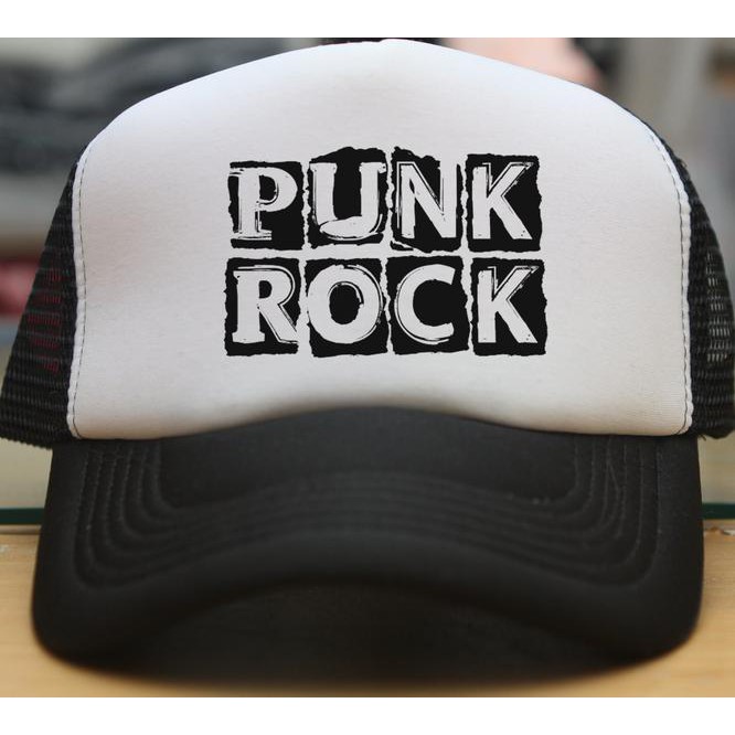 Deal Trucker Hat Jaring Punk Rock - Imbong Best
