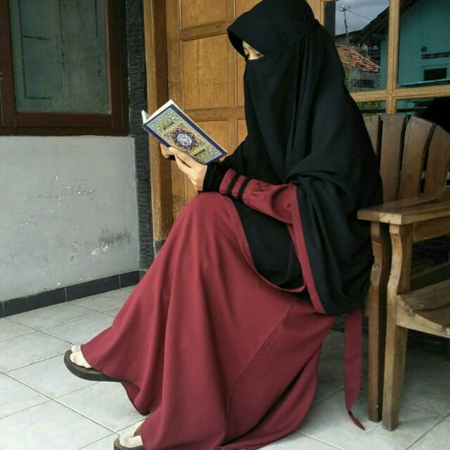 Gamis syar'i set cadar